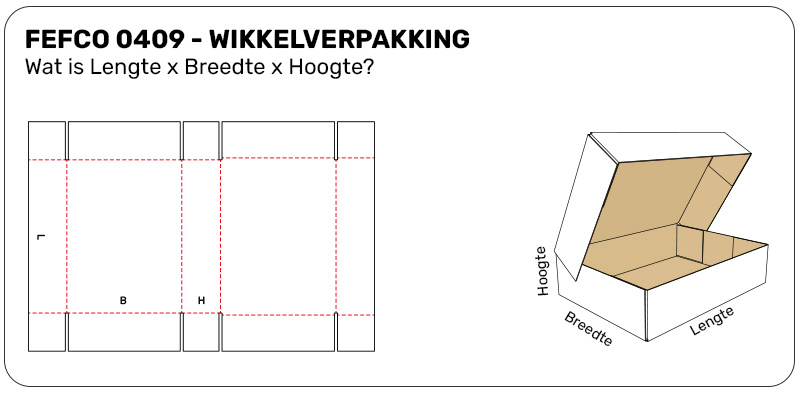FEFCO 0409 - Wikkelverpakking
