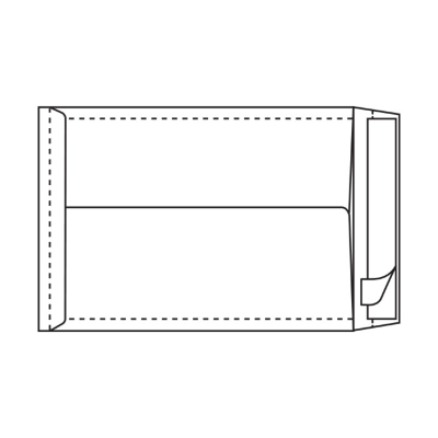 Envelop Wit Tyvek met H-Bodem 305x406x50