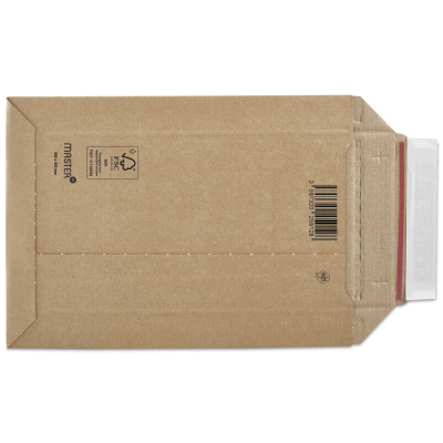 Golfkartonnen envelop Bruin 171x246