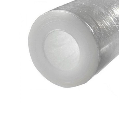 Handwikkelfolie voorgerekt Transparant 430mm x 600m 8 micron rek 30