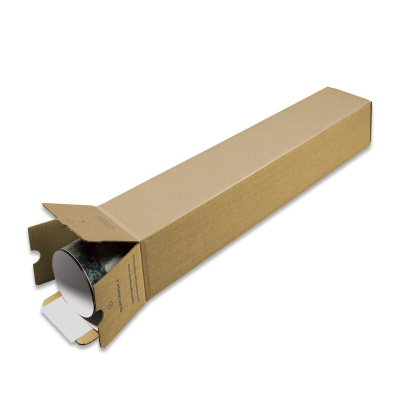 Kokerdoos vierkant 700x105x105 autolock bodem en plakstrip