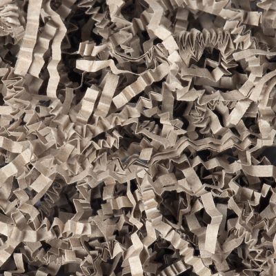 Krulpapier 5KG Bruin zick-zack strip 80% recycled