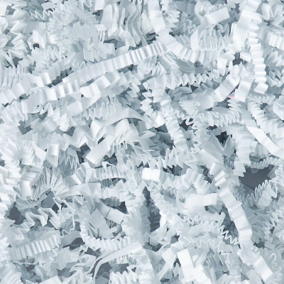 Krulpapier 5KG Wit zick-zack strip 80% recycled