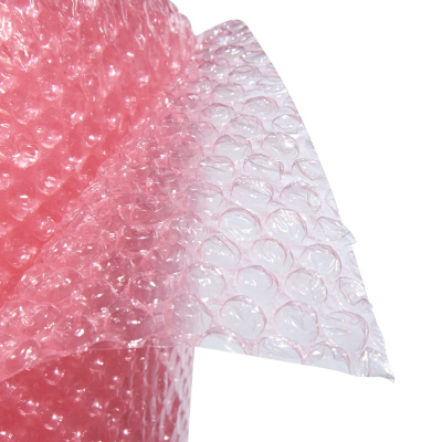 Luchtkussenfolie antistatisch 1000mm x 100m Rose