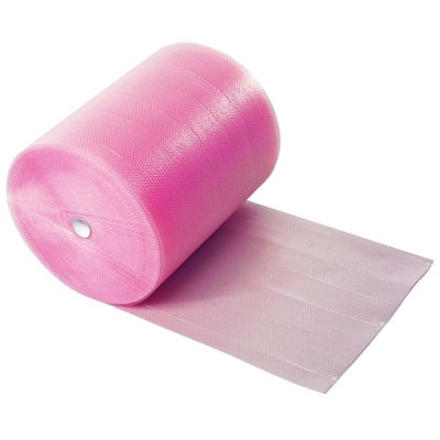 Luchtkussenfolie antistatisch 1000mm x 100m Rose