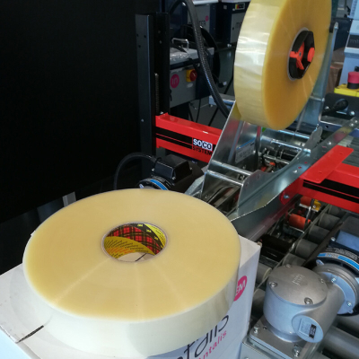Machine tape 3M Scotch 50mm x 990m Transparant PP Hotmelt