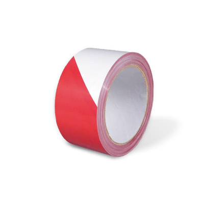 Markeringslint Rood en Wit 50mm x 100m 30 micron