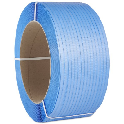 Omsnoeringsband Blauw 12mm x 3000m Dikte: 0.63mm PP