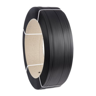 Omsnoeringsband Zwart 16mm x 2000m Dikte: 0.65mm PP