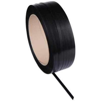 Omsnoeringsband Zwart 5mm x 600m Dikte: 0,4mm PP