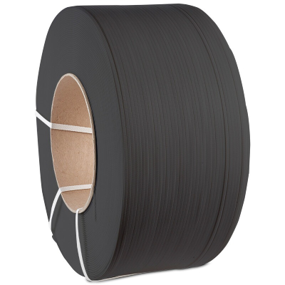 Omsnoeringsband Zwart 12mm x 2700m Dikte: 0.63mm PP