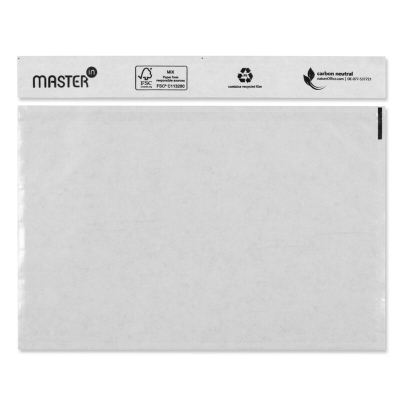Paklijstenvelop recycled LDPE 230x158 C5
