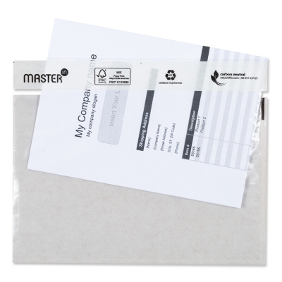Paklijstenvelop recycled LDPE 230x158 C5