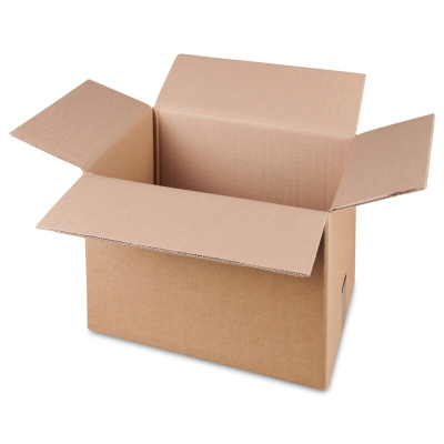 Palletdoos 1180x780x860 BC-golf Dubbele golf Bruin