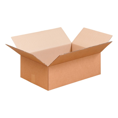 Palletdoos 800x600x400 BC-golf Dubbele golf Bruin