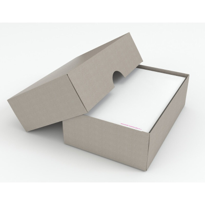 Paraatdoos Deksel 305x215x50 450 grams Grijs