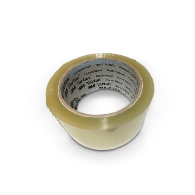 PP Tape 3M Tartan 50mm x 66m Transparant Hotmelt