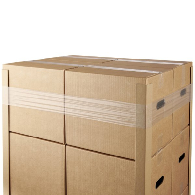 Stretch bands rol van 100 Transparant 1200 x 100 40 micron LLD-PE