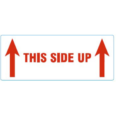 Waarschuwingsetiketten 60x150mm This side up