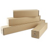 Kokerdoos vierkant 430x105x105 autolock bodem en plakstrip