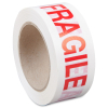 Waarschuwingstape Fragile 50mm x 100m Wit PVC