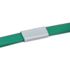 Sluitzegel zilver 12x5mm Dikte: 0.5mm metaal