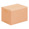 Vouwdoos 200x150x120 BC-golf Dubbele golf Bruin