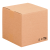Vouwdoos 300x300x300 C-golf Enkele golf Bruin