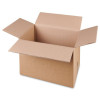 Vouwdoos 384x234x168 BC-golf Dubbele golf Bruin