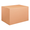 Vouwdoos 800x500x400 BC-golf Dubbele golf Bruin