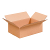 Vouwdoos 394x294x88 B-golf Enkele golf Bruin