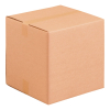 Vouwdoos 450x450x450 BC-golf Dubbele golf Bruin