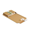 Wikkelverpakking 217x155x10 B-golf Bruin met plak en scheurstrip