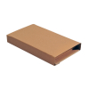 Wikkelverpakking 270x185x60 B-golf Bruin met plak en scheurstrip