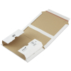 Wikkelverpakking 302x215x20 B-golf Wit met plak en scheurstrip
