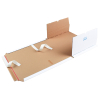 Wikkelverpakking Ordner 320x290x80 B-golf Wit met plak en scheurstrip